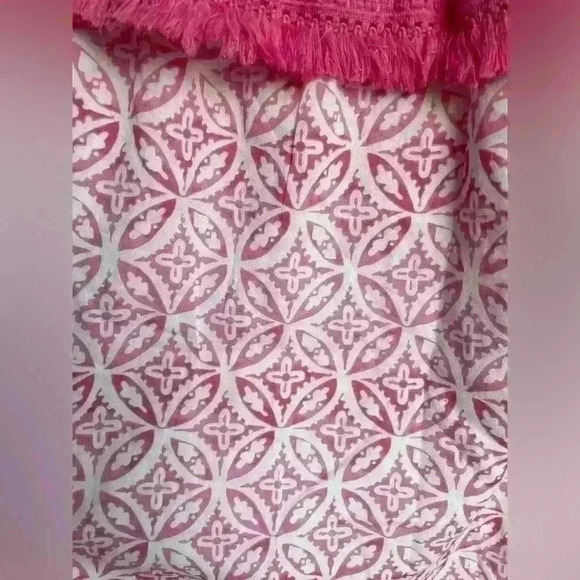 Hatley Women's  Olivia Dress Etched Mandala in Pink and White Boho Short Size XL - Picture 12 of 12